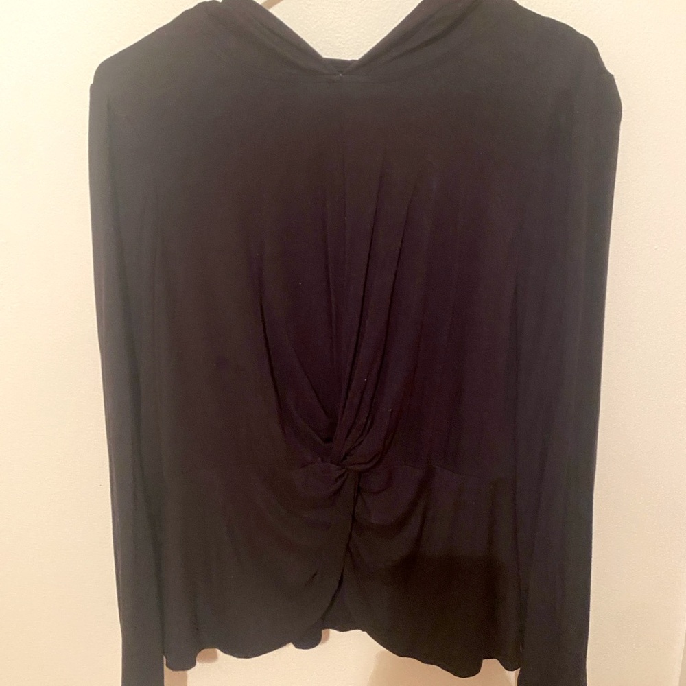 Sweaty Betty black hooded pullover size M